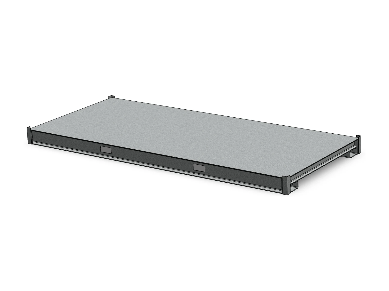 Oversize all-metal pallets