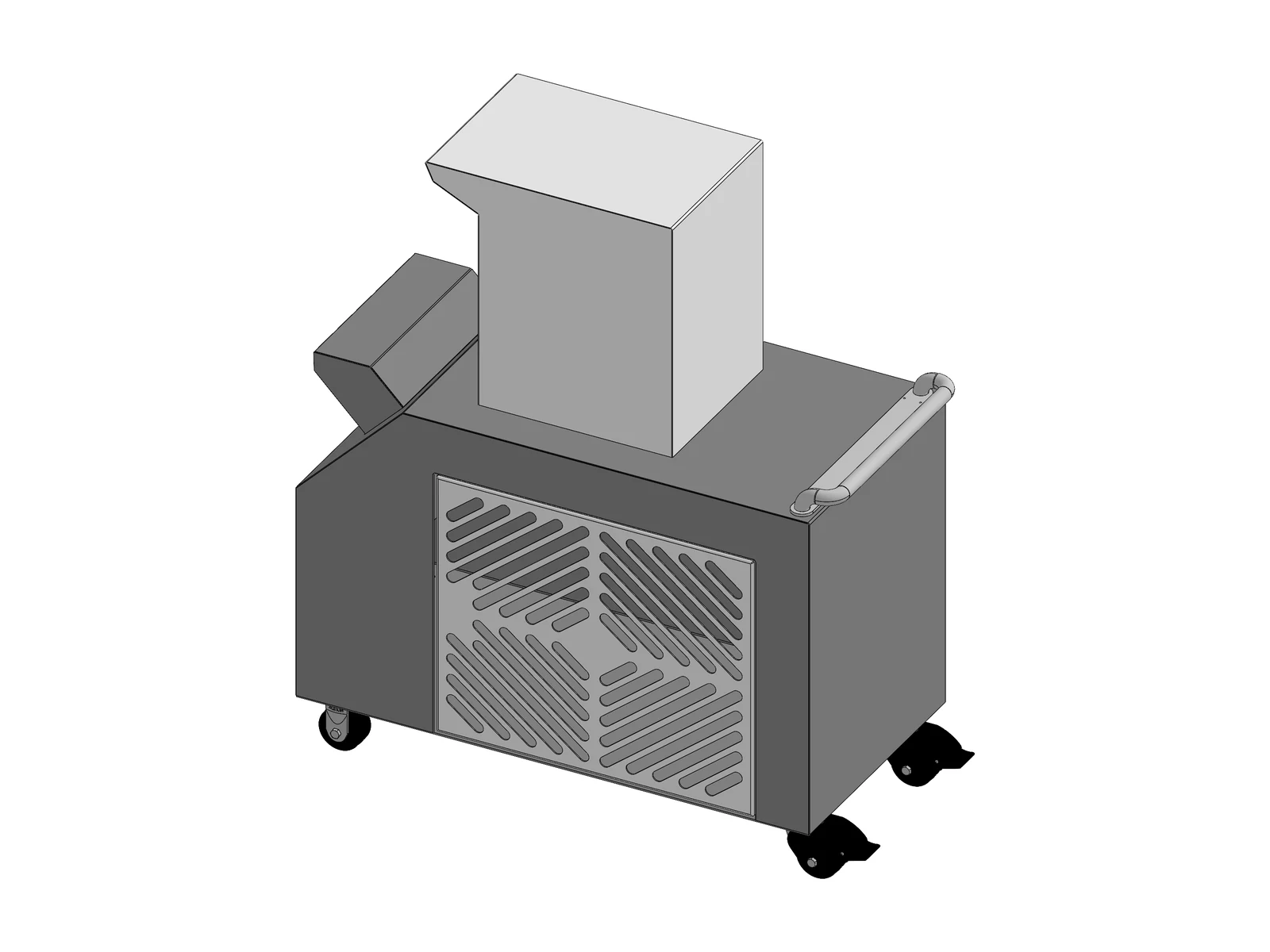 Rolling parcel container